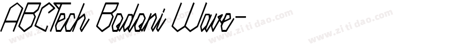 ABCTech Bodoni Wave字体转换